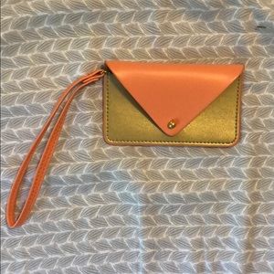Minor History Wristlet Coral NWT